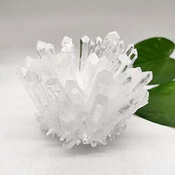Natural Raw Quartz White Clear Crystal Cluster Healing Stones Crystal Point Specimen Home Decoration Raw Crystals