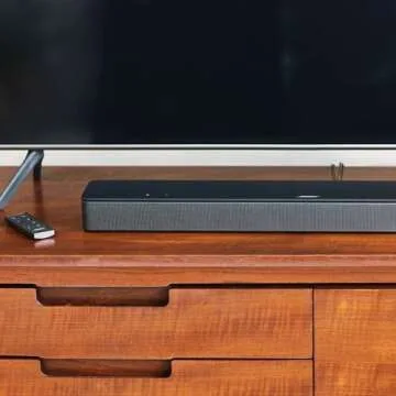 Bose Smart Soundbar 300, Bluetooth Wireless Sound Bar for TV with Built-in Microphone and Alexa Voice Control, Black