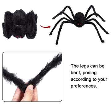 Giant Spiders Halloween Decorations for Spooky Fun