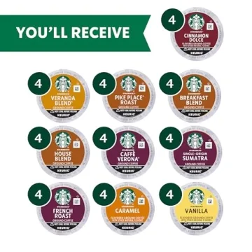 Starbucks K-Cup Variety Pack for Keurig Brewers - 40 Pods