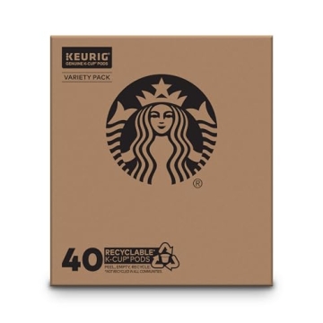 Starbucks K-Cup Variety Pack for Keurig Brewers - 40 Pods