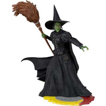 McFarlane Toys - Movie Maniacs 7" Posed - WB100 Wave 1 - The Wicked Witch of The West (The Wizard of...