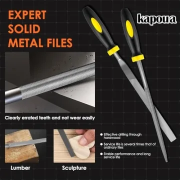 Kapoua 6-Piece Needle File Set for Crafting Precision