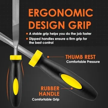 Kapoua 6-Piece Needle File Set for Crafting Precision