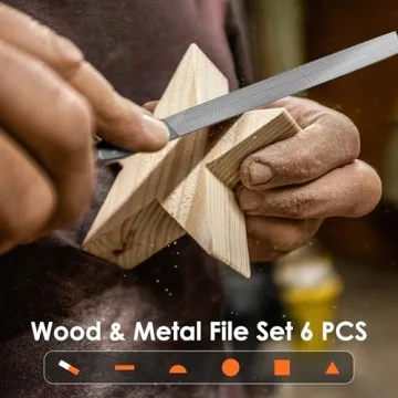 Kapoua 6-Piece Needle File Set for Crafting Precision