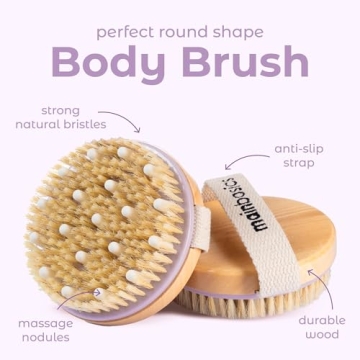 Dry Brushing Body Brush for Lymphatic Drainage & Skin Health