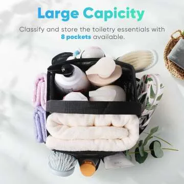 Portable Mesh Shower Caddy for Dorm & Gym