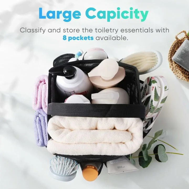 Portable Mesh Shower Caddy for Dorm & Gym