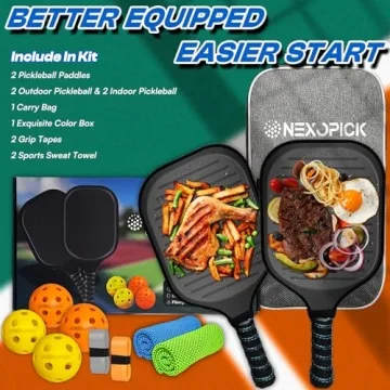 Nexopick Pickleball Set: Fun Paddles for Every Skill