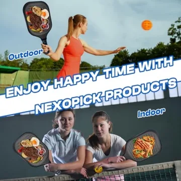 Nexopick Pickleball Set: Fun Paddles for Every Skill