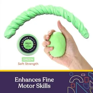 Special Supplies Sensory Therapy Putty for Kids and Adults with Cute Charms, Resistive Hand Exercise...