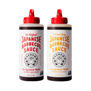 Bachan's Japanese BBQ Sauce Duo - Original & Hot & Spicy, Vegan & Non-GMO