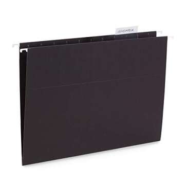 Blue Summit Supplies Hanging File Folders, 25 Reinforced Hang Folders, Designed for Home and Office ...