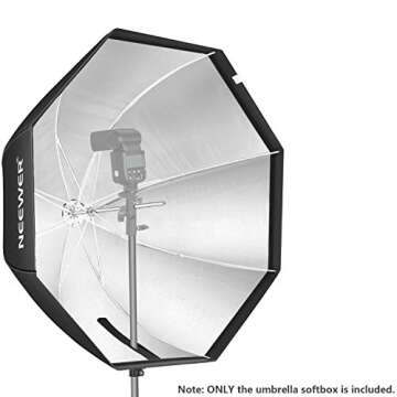 Neewer 32 inches /80 centimeters Octagon Softbox Octagonal Speedlite, Studio Flash, Speedlight Umbrella Softbox with Carrying Bag for Portrait or Product Photography.