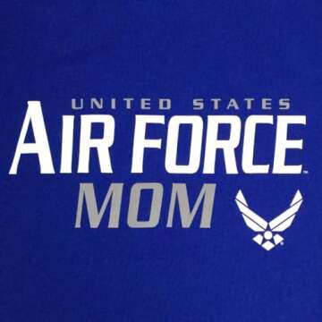Armed Forces Gear Ladies US Air Force Mom Short-Sleeve T-Shirt - Official Licensed United States Air...