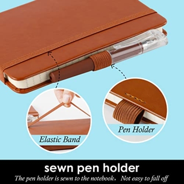 NIRMIRO Pocket Notebooks - 3 Pack A6 Journals