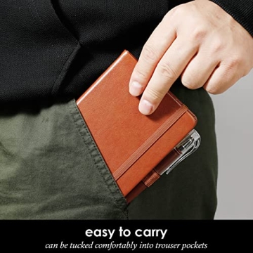 NIRMIRO Pocket Notebooks - 3 Pack A6 Journals