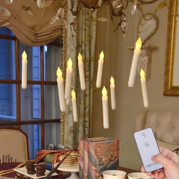 Enchanting LED Taper Candles with Remote - Set of 12