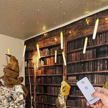 Enchanting LED Taper Candles with Remote - Set of 12