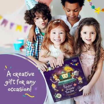 PAPATON Shadow Puppet Theater with 32 Puppets