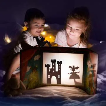 PAPATON Shadow Puppet Theater with 32 Puppets