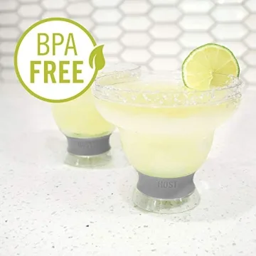 HOST FREEZE Margarita Cocktail Glasses Set of 4