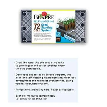 Burpee Self-Watering Seed Starter Kit for 72 Seedlings