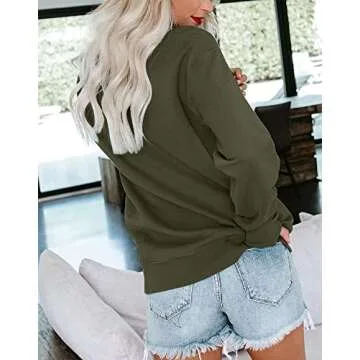 Bingerlily Casual Long Sleeve Sweatshirt for Women