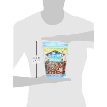 Blue Diamond Almonds Low Sodium Snack Nuts, 16 Oz
