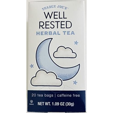 Trader Joe's Well Rested Herbal Tea for Better Sleep - 20 Bags