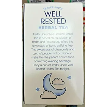 Trader Joe's Well Rested Herbal Tea - 20 Bags for Sleep