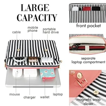 Kamlui Waterproof Laptop Bag for Women - Chic & Functional