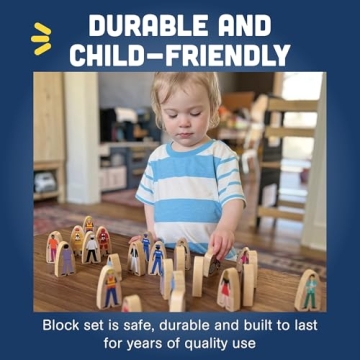 Diverse Wooden Figurine Set for Kids 3+, 25-Piece Inclusive Toy