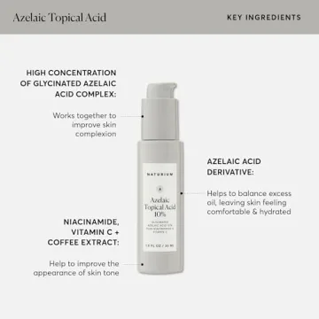 Naturium Azelaic Acid 10% Skin Treatment with Vitamin C and Niacinamide