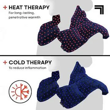 Sharper Image Heated Neck & Shoulder Wrap for Relaxation