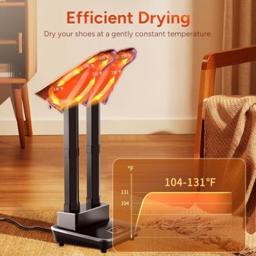 Dr. Prepare Boot Dryer with Adjustable Tubes and Timer