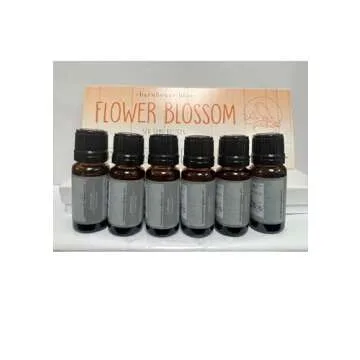 Barnhouse Blue Flower Blossom Set of 6 Premium Fragrance Oils - Honeysuckle, Lilac & Lilies, Sweet Pea, Plumeria, Magnolia, Sunflower - 10ML