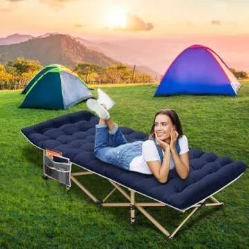 Camping Cot for Easy Travel and Comfortable Sleep