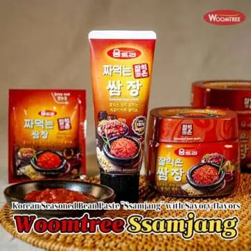 Woomtree Seasoned Soybean Paste (Ssamjang), in Tube, 4.2 oz | Korean Food |