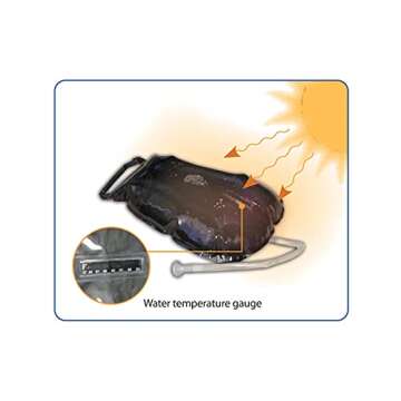 Advanced Elements 2.5 Gallon Summer Shower / Solar Shower,Silver