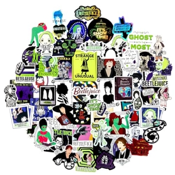 Conquest Journals Beetlejuice Sticker Pack - 60 Unique Vinyl Decals