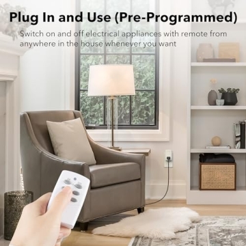 BN-LINK Wireless Remote Control Outlet for Appliances