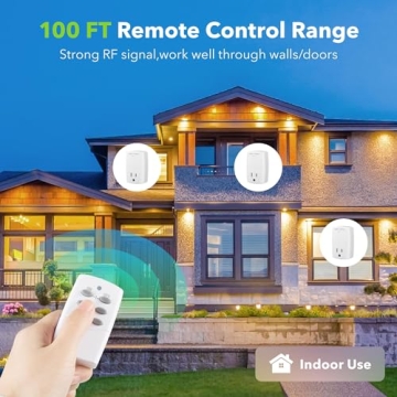 BN-LINK Wireless Remote Control Outlet for Appliances