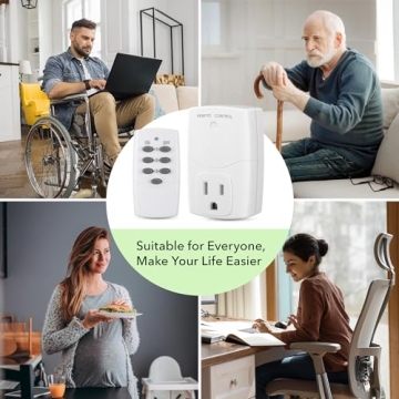 BN-LINK Wireless Remote Control Outlet for Appliances