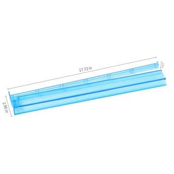 GUSTARIA Mahjong All-in-One Tile Rack & Pusher, Clear Acrylic Mahjong Rack and Pusher Combo, Modern ...