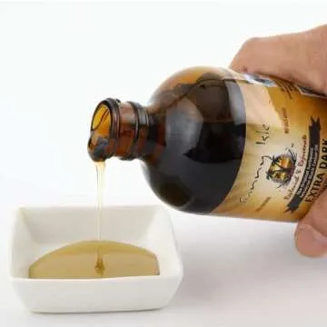 Sunny Isle Extra Dark Jamaican Black Castor Oil, 8 fl. oz. | 100% Natural High Potency Treatment for Hair, Scalp