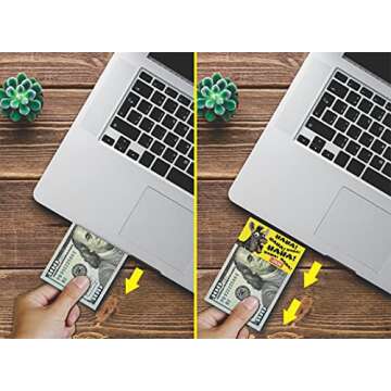 Larkmo The Pranking Zebra Funny $100 Gag, Realistic One Hundred Dollar Bill Joke Office Prank for Men, Women & Children, Great Practical Joke, Kit of 50 Pieces