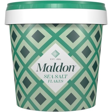 Maldon Sea Salt Flakes - 20 oz Handcrafted Gourmet
