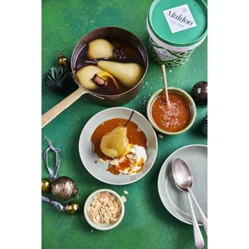 Maldon Sea Salt Flakes - 20 oz Handcrafted Gourmet