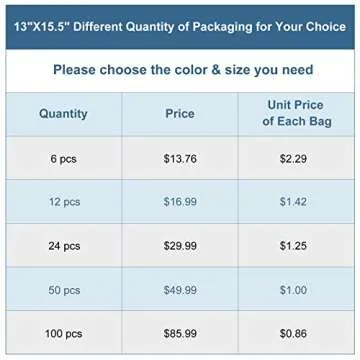 iMucci 12Pcs Durable Nylon Mesh Drawstring Bags